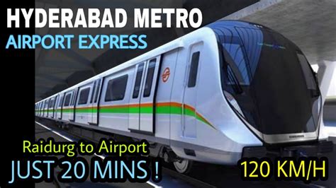 Hyderabad Metro Airport Express Raidurg To Airport Metrorail Blog
