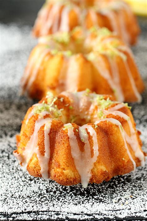 I adjusted a recipe of america's test kitchen lemon bundt cake and made these incredible mini orange bundt cakes. Mini Lemon Bundt Cakes, Mini Lemon Bundtlette, how to make ...