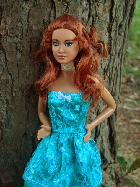 Foxface In Interview Dress Repainted Barbie Doll And Costume From “the