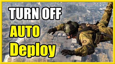 How To Turn Off Auto Deploy Parachute In Warzone 2 Fast Tutorial