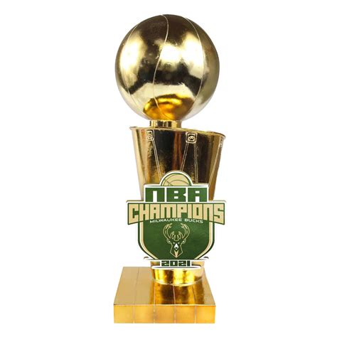 Milwaukee Bucks 2021 Nba Champions Trophy Replica Preorder Ships Ea