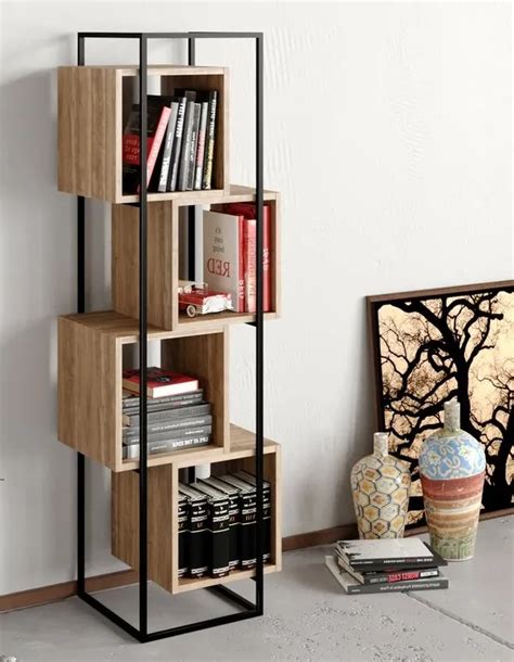 Agdageometricbookcase 22 Brilliant Bookcases For Small Spaces Iron