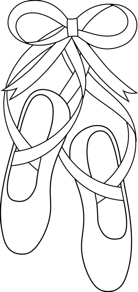 This particular activity pack comes with a link to download individual pages so you can send it as a booklet or page by page if you prefer. Ballet Slippers Line Art - Free Clip Art | Ballet crafts ...