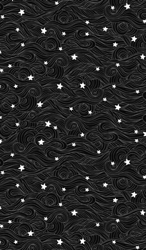 Black и Stars картинка в We Heart It Cute Patterns Wallpaper Star
