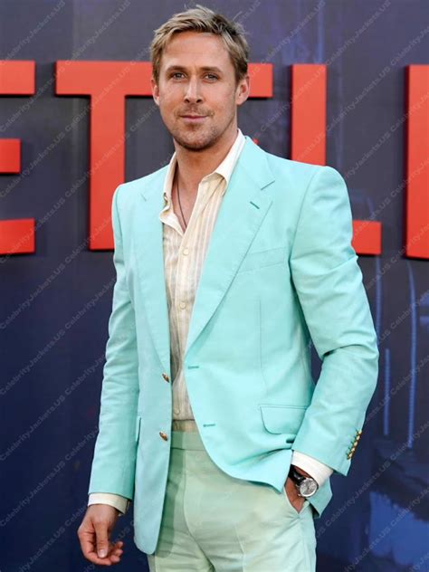 Ryan Gosling Barbie Blue Blazer Celebrity Jackets