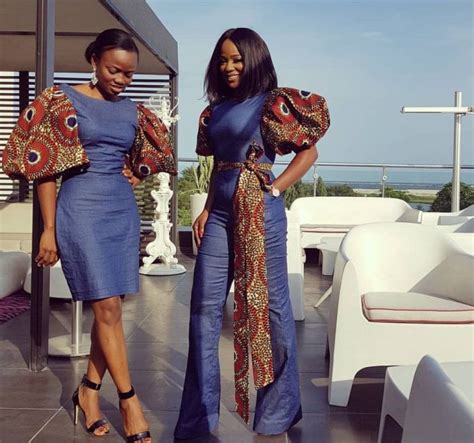 Ankara Combination Styles With Jean For Women Afrocosmopolitan