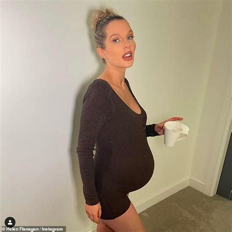 Pregnant Helen Flanagan Displays Week Bump In Lingerie And Admits A