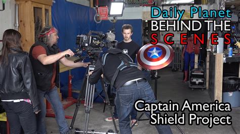Captain America Shield Behind The Scenes On The Daily Planet Youtube