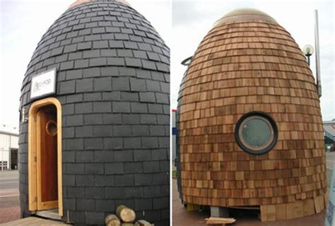 Eco Pod Housemade From Recycled Automobile Parts Rainwater Harvesting Tyres Recycle Water