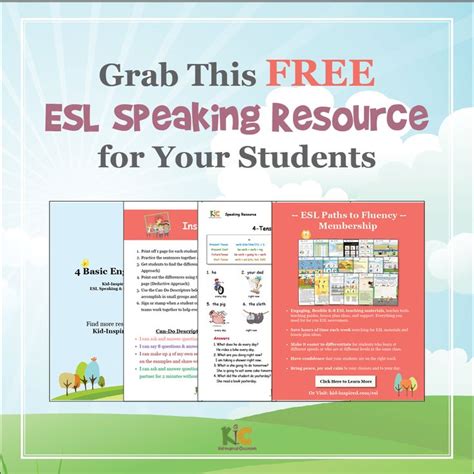 K 8 Esl Teaching Materials And Strategies Kid Inspired Classroom Esl