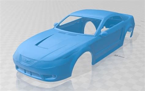 Mustang Cobra 2000 Printable Body Car 3d Model 3d Printable Max Fbx Stl