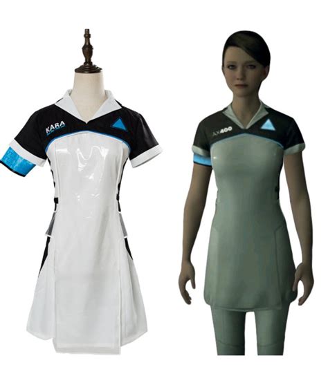 Ax400 Detroit Become Human Kara Uniform Dress Cosplay Costume Skycostume