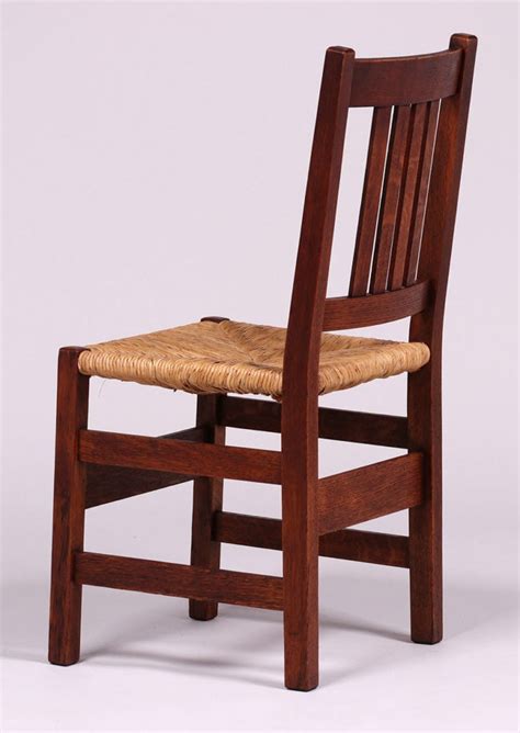 Set Of 4 Landjg Stickley Dining Chair C1907 1912 California Historical