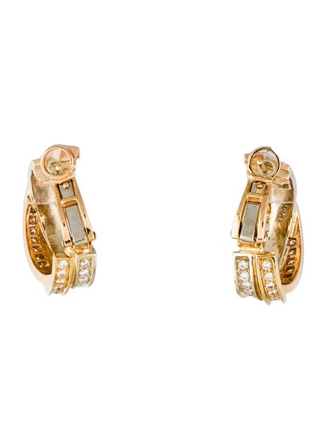 Cartier Trinity De Cartier Diamond Hoop Earrings Earrings CRT25561