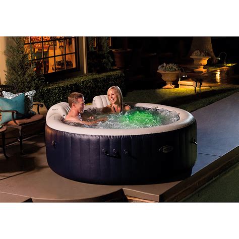 Intex PureSpa Plus Person Portable Inflatable Hot Tub Bubble Jet Spa E Best Buy