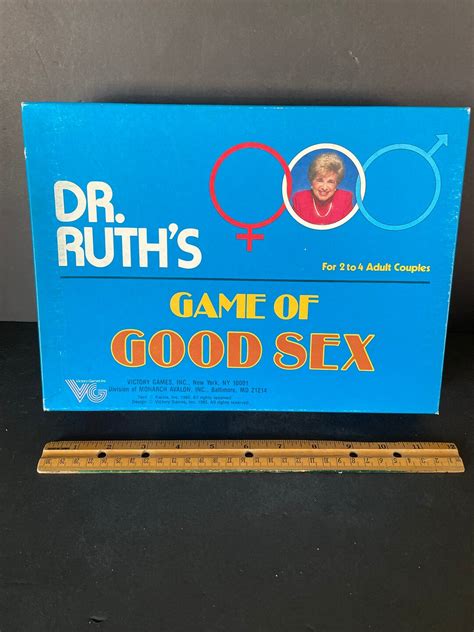 Dr Ruths Game Of Good Sex 1985 Etsy
