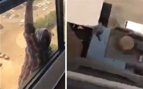 graphic video kuwaiti woman chooses to film maid falling 7 floors instead of helping fyi