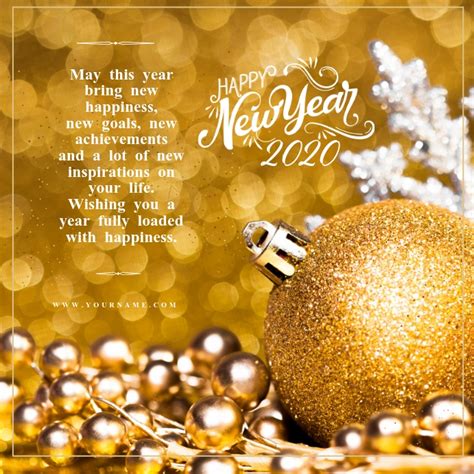 Copy Of New Year Wishes Template Postermywall