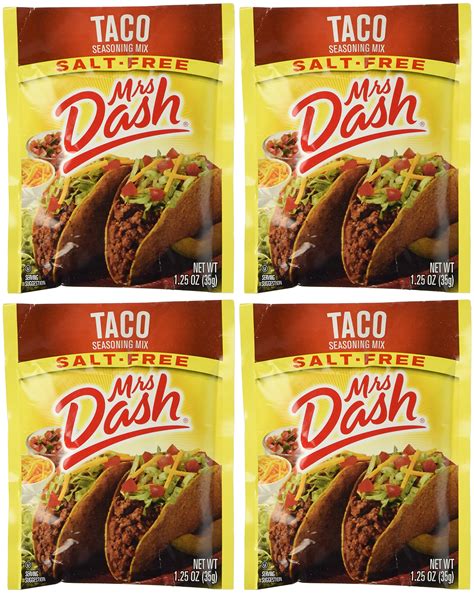 Dash taco seasoning mix to your ground beef and transform your kitchen into a taco haven. Amazon.com : Mrs. Dash Marinade Salt-Free Sweet Teriyaki ...