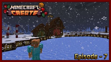 Starting The Arctic Village And Quartz Farm In Minecraft Create Ep 7