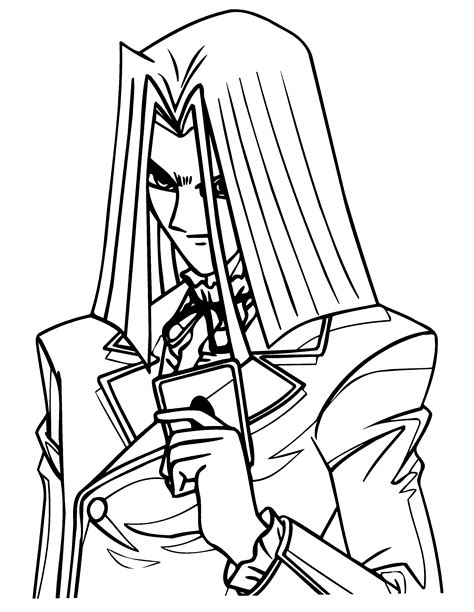 Yu Gi Oh Zexal Coloring Pages Sketch Coloring Page