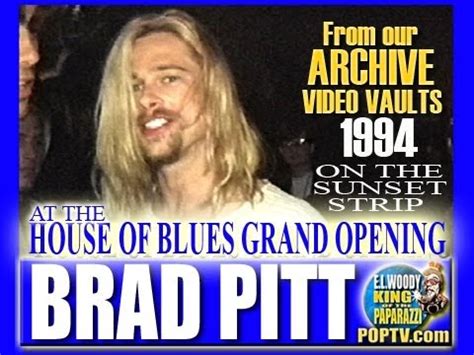 The ends and long layers are jagged cut and are left out to fall naturally on the shoulders for a simple finish. Brad Pitt at HOB Opening with Long Blonde Hair 1994 - YouTube