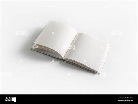 White Opened Book Stock Photo Alamy