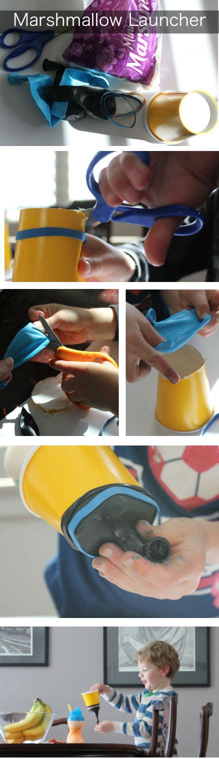 Diy Marshmallow Launcher Easy And Fun Kids Craft Diy Kids Party