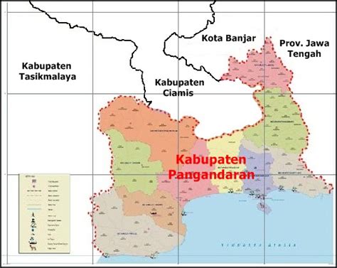 Peta Jalur Kabupaten Pangandaran