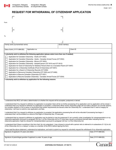 Form Cit Download Fillable Pdf Or Fill Online Request For Withdrawal Of Citizenship
