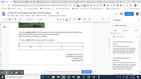 Per the pinned comment below, document outline has been moved to the view tab. Inserting a Table into Google Docs - YouTube