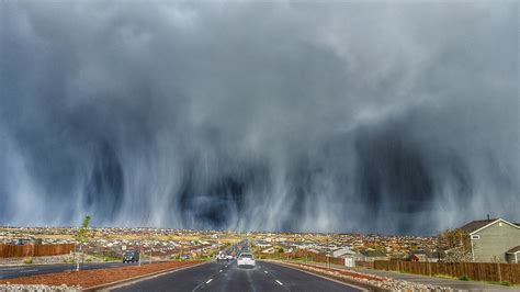 Hail Streaks Colorado Sky In Stunning Display The Weather Channel