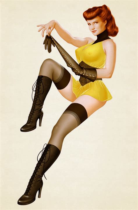 Silk Spectre Pin Up A Photo On Flickriver