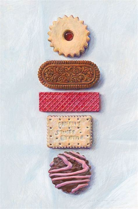 Biscuits Limited Edition Giclée Print Etsy Food Illustrations