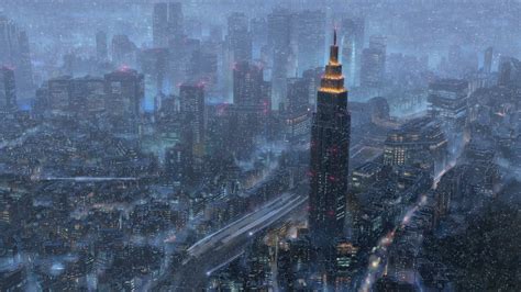 Sif30 more wallpapers posted by sif30. Wallpaper : Kimi no Na Wa, your name, landscape, cityscape ...