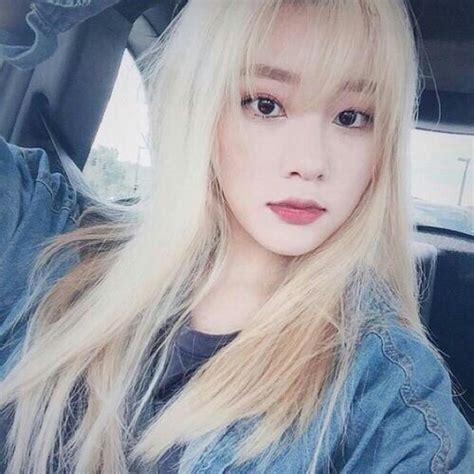 Blonde Ulzzang Girl Silver Blonde Blonde Lace Front Wigs Blonde Hair Color