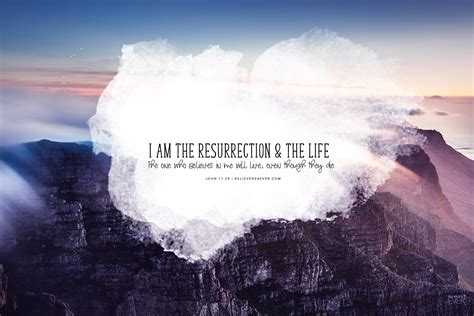 I Am The Resurrection And The Life Believers4ever Desktop 1920x1280