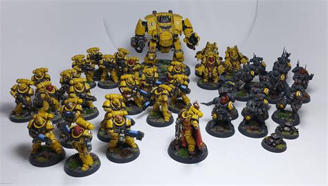 My Imperial Fists Army Is Complete For Now Rwarhammer40k