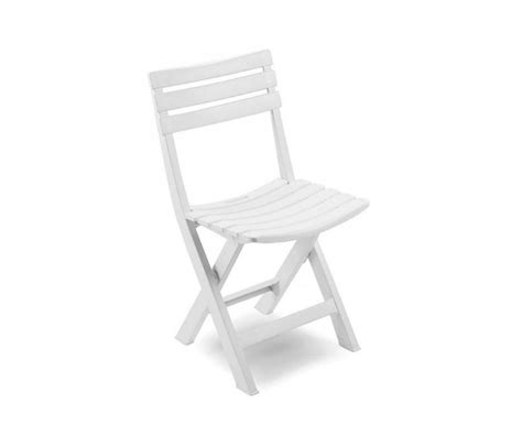 chaise pliante de jardin plastique blanche 100% polypropylène