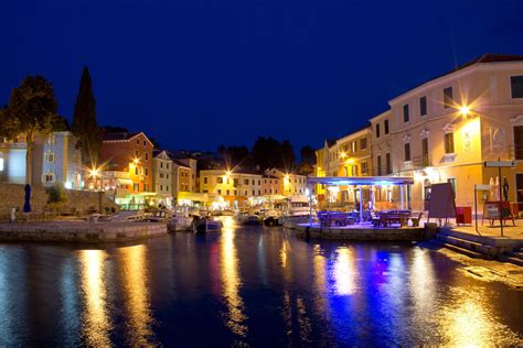 Veli Losinj at Night | Ferry Croatia