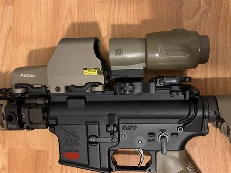 Fs Fde Eotech 553 Su 231peq Marked And Fde G23 Magnifier Ar15com