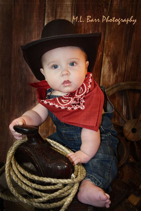 Baby Cowboy6month Old Baby Boy Boy Photo Shoot Baby Boy Photos 1