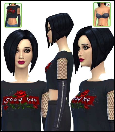 Gothic Top By Mr S At Simista Sims 4 Updates Gothic Tops Sims 4