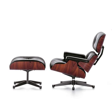 Passend zu dem vitra lounge chair ist der ottoman in verschiedenen farben: Vitra Eames Lounge Chair & Ottoman | Charles and Ray Eames