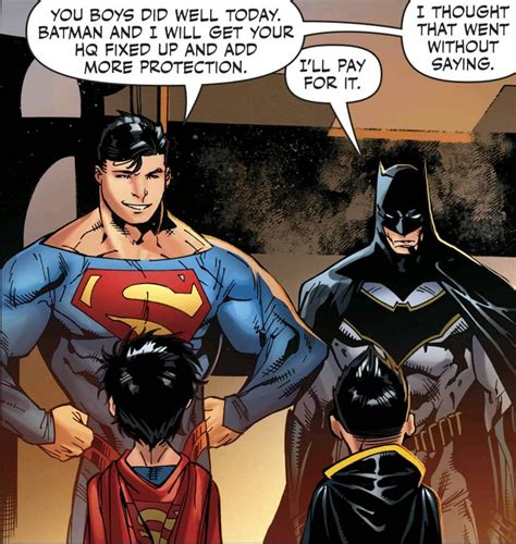 The Batman And Supermangirls Are Talking To Each Other