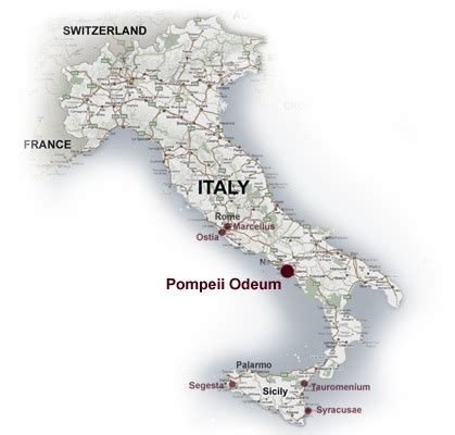 Where Is Pompeii Located In Italy Map Elyssa Mirabella