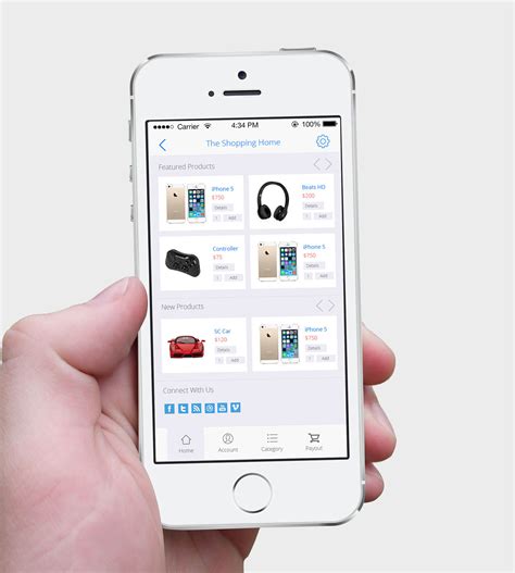 You'll get laughed out of the showroom. E - Commerce iOS App UI Design on Behance