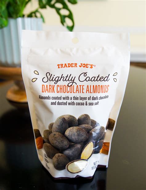 Trader Joe S Slightly Coated Dark Chocolate Almonds Review Sweet On
