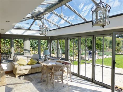 Painted Upvc Orangery Interior By Philip Whear Windows And Conservatories