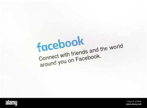 Facebook Home Page Cut Out Stock Images And Pictures Alamy